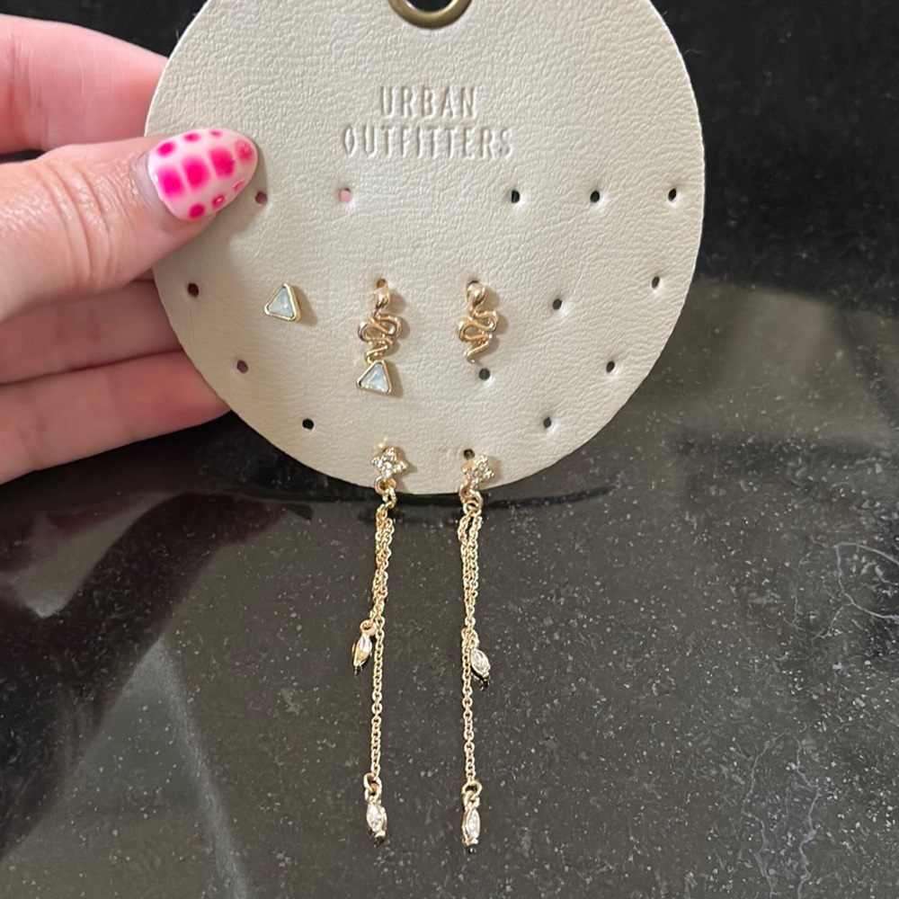 Urban Outfitters some earrings left in set